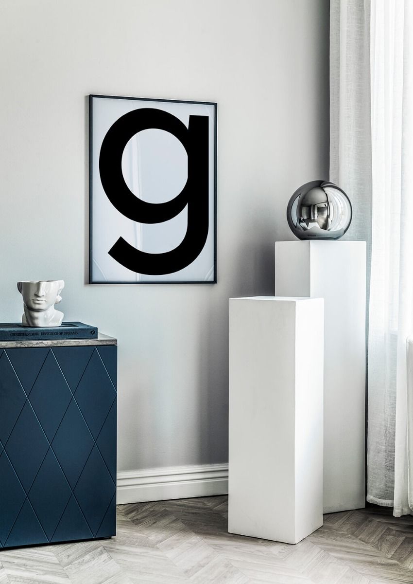 Kleinbuchstaben G Poster