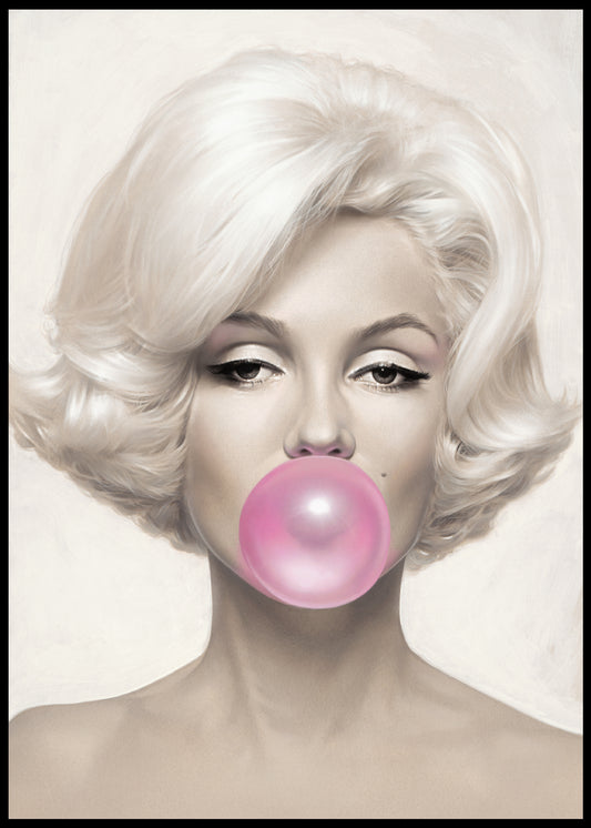 Marilyn Monroe Kaugummi-Poster