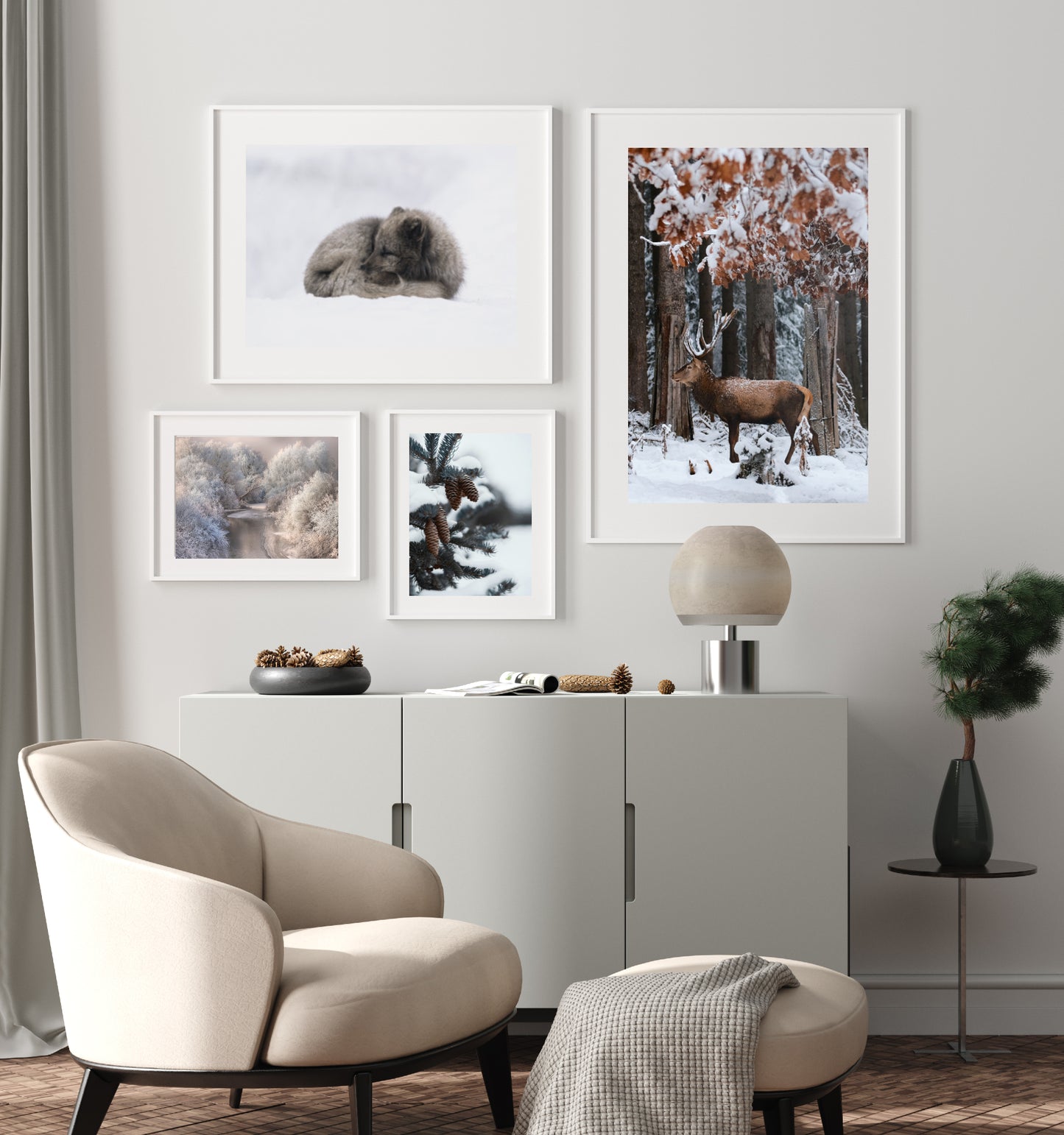 Winterlandschaft Poster