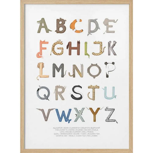 ABC Poster - 21x30cm